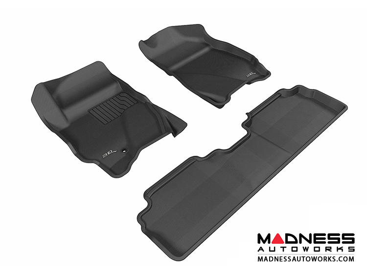 Ford Escape Floor Mats (Set of 3) - Black by 3D MAXpider